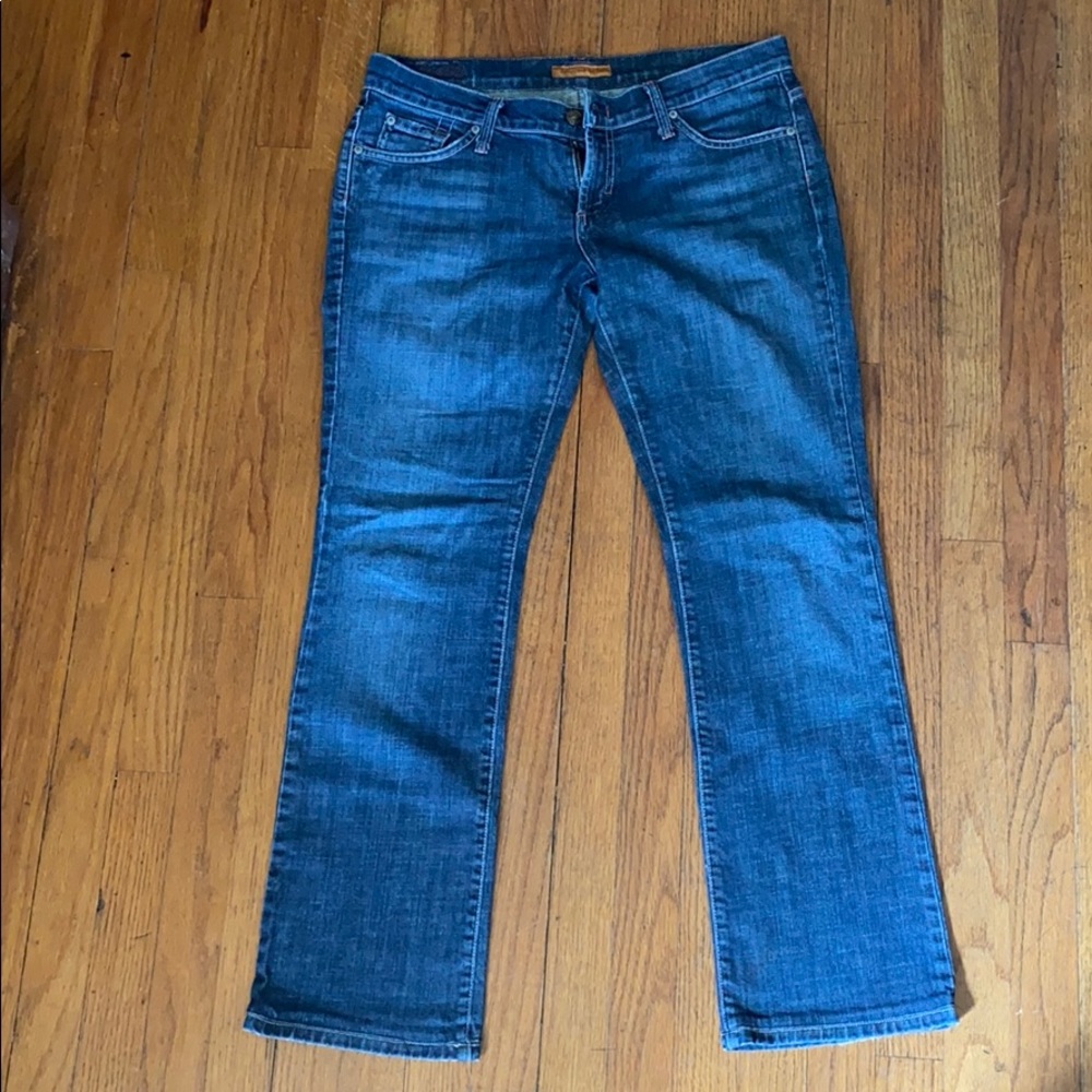 Straight leg jeans